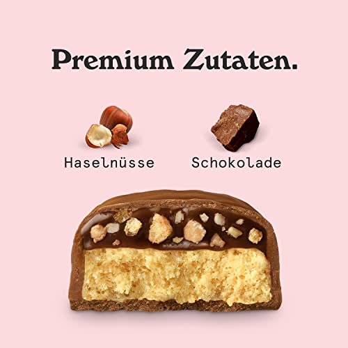 Nicks Protein Bar Mix, Keto Protein Bars Low Carb Snacks bez přidaného cukru, bez lepku | 15g protein s kolagenem (9 proteinových tyčí x 50g)