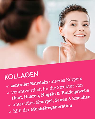 Zuckerfreilich Collagen Pulver Kokos 240g Ohne Zucker, Kollagen MIT Vitaminen, Zuckerfreies Protein und SpurenElementen, Hochdosiert MIT 7.000 mg Kollagenhydrolysat Pro Porsjon