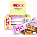 Nicks Protein Bar Mix, Keto Protein Bars Low Carb Snacks bez přidaného cukru, bez lepku | 15g protein s kolagenem (9 proteinových tyčí x 50g)