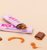 Nicks Chocolate Keto Bars Chocolate Mix s čokoládovými tyčinkami bez přidaného cukru, bezlepkových, nízkoeribkových sladkostí (12 občerstvení)