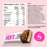 Nicks Protein Bar Mix, Keto Protein Bars Low Carb Snacks bez přidaného cukru, bez lepku | 15g protein s kolagenem (9 proteinových tyčí x 50g)