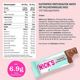 Nicks Keto Bars arašídy n Fudge, čokoládové arašídy karamelové občerstvení, 175 kalorií, 3,9 čistých sacharidů, bez přidaného cukru, bezlepkové, nízké sacharidy (15x40g)