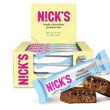 Nicks Protein Bar Mix, Keto Protein Bars Low Carb Snacks bez přidaného cukru, bez lepku | 15g protein s kolagenem (9 proteinových tyčí x 50g)