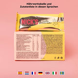 Nicks Keto Bars arašídy n Fudge, čokoládové arašídy karamelové občerstvení, 175 kalorií, 3,9 čistých sacharidů, bez přidaného cukru, bezlepkové, nízké sacharidy (15x40g)