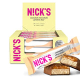 Nicks Protein Bar Mix, Keto Protein Bars Low Carb Snacks bez přidaného cukru, bez lepku | 15g protein s kolagenem (9 proteinových tyčí x 50g)