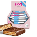 Nicks Keto Bars arašídy n Fudge, čokoládové arašídy karamelové občerstvení, 175 kalorií, 3,9 čistých sacharidů, bez přidaného cukru, bezlepkové, nízké sacharidy (15x40g)