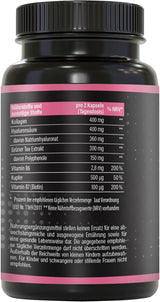 BRNR LADY BRNR - Metabolismus BeautyFit s vitamínem B6, pojivová tkáň s mědí, kolagen, vysokodávkovaná kyselina hyaluronová, biotin, 120 kapslí