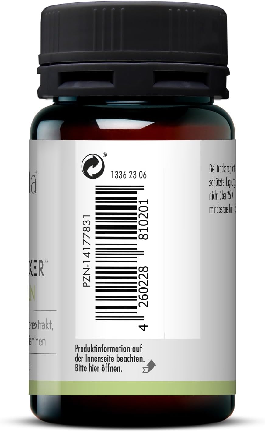 Capsule di zucchero nel sangue di Sovita | Con estratto di corteccia di cannella | Supplemento dietetico | 120 capsule