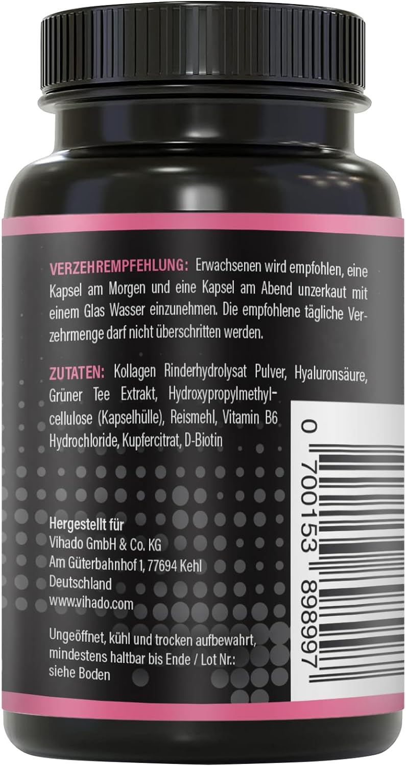 BRNR LADY BRNR - Metabolismus BeautyFit s vitamínem B6, pojivová tkáň s mědí, kolagen, vysokodávkovaná kyselina hyaluronová, biotin, 120 kapslí