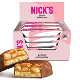 Nicks Protein Bar Mix, Keto Protein Bars Low Carb Snacks bez přidaného cukru, bez lepku | 15g protein s kolagenem (9 proteinových tyčí x 50g)