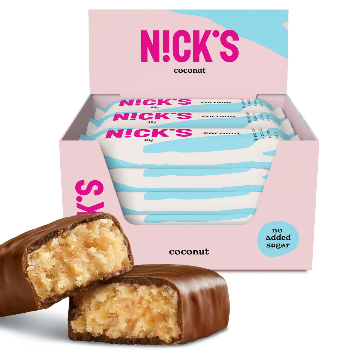 Nicks Keto Bars arašídy n Fudge, čokoládové arašídy karamelové občerstvení, 175 kalorií, 3,9 čistých sacharidů, bez přidaného cukru, bezlepkové, nízké sacharidy (15x40g)