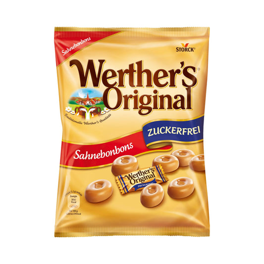 Werther's Original-1 x 70g-Cantoase cremă fără zahăr cu aromă delicioasă de caramel