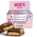 Nicks Protein Bar Mix, Keto Protein Bars Low Carb Snacks bez přidaného cukru, bez lepku | 15g protein s kolagenem (9 proteinových tyčí x 50g)