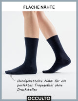 Occulto Damen Diabetic Socken Pack von 10 (Modell: Julia)