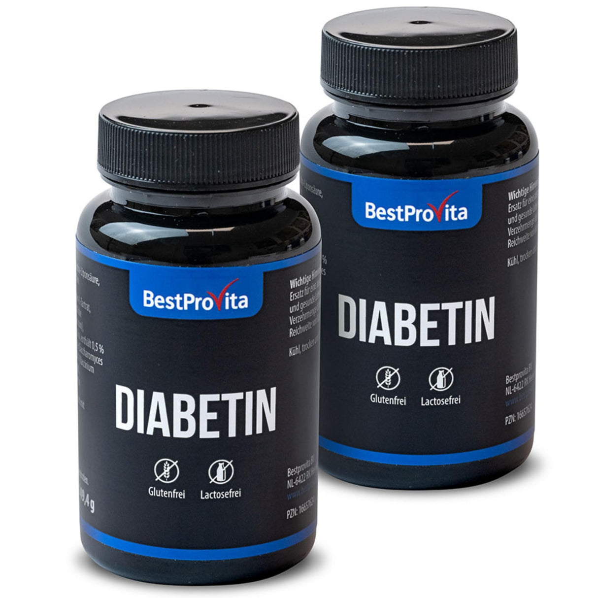 BestProvita Diabetin Capsules (3 x 60 Diabetin Capsules) - Naturlig multivitaminstøtte for type 2 Diabetes, blodsukker senking og diabetes -vitaminer