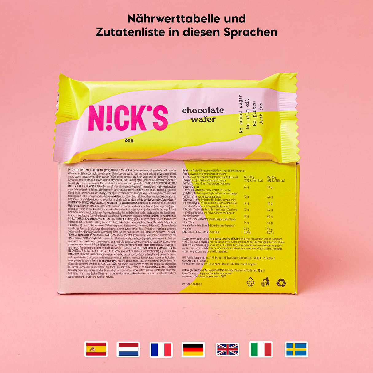 Nicks Keto Bars arašídy n Fudge, čokoládové arašídy karamelové občerstvení, 175 kalorií, 3,9 čistých sacharidů, bez přidaného cukru, bezlepkové, nízké sacharidy (15x40g)