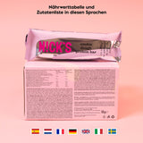 Nicks Protein Bar Mix, Keto Protein Bars Low Carb Snacks bez přidaného cukru, bez lepku | 15g protein s kolagenem (9 proteinových tyčí x 50g)