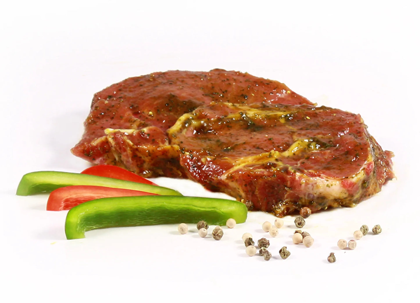 Vepřový steak v bylinné marinádě z Country Butcher v Bavorsku, cca. 170G