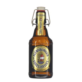 Flensburger Edles Helles 0,33 l. + bukser