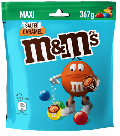 M&M: s saltade karamell 367g