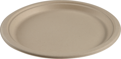 Fibertallerken Nature Ø26 cm rund