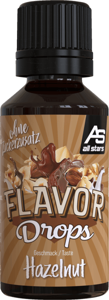 All Stars Flavor Drops Hasselnød 30ml