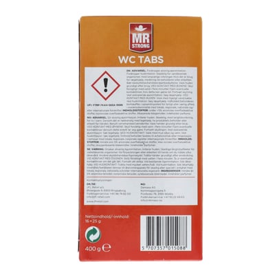 Mr silné karty WC Citrus 16 x 25g
