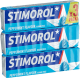 Stimorol Peppermint Sukkerfri 3-pak 42 g