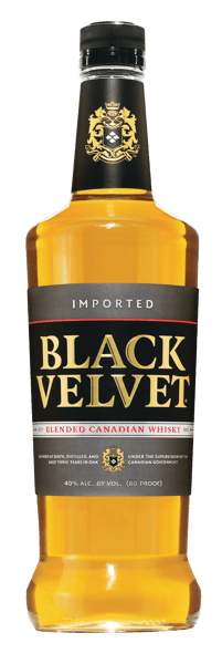 Whisky canadiense de terciopelo negro 40% 1 L