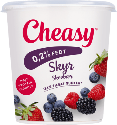 Cheasy Skyr skovbær 02% 1 kg