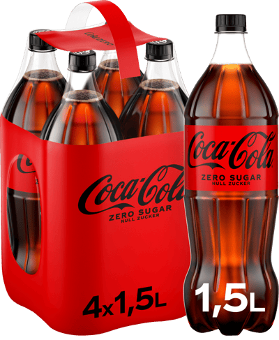 Coca cola cero 4 x 15 l mascota
