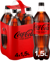 Coca cola cero 4 x 15 l mascota