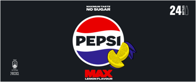 Pepsi Max Lemon 24x033L Pet