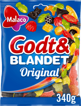 Malaco Godt & Blandet Original 340 G