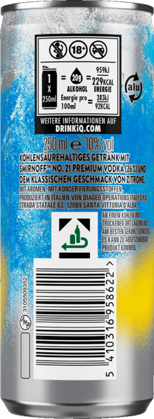 Smirnoff Ice 10% 025L + Bukser