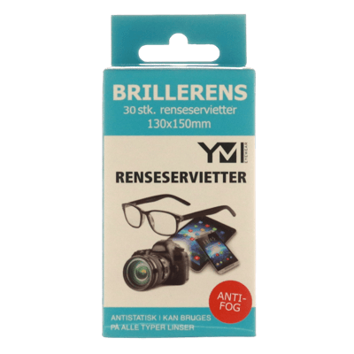 Brillerensservietter 30 Stk