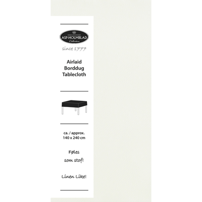 Foldedug 140x240cm Hvid