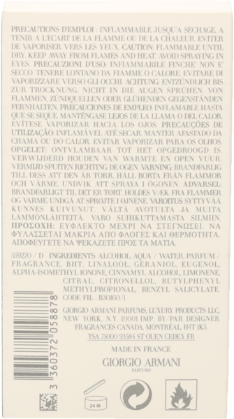 Armani Acqua di Gio Pour Homme Edt Spray 100ml