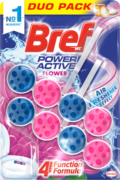 Bref Power Active Fresh Flowers Duo 2x50 g