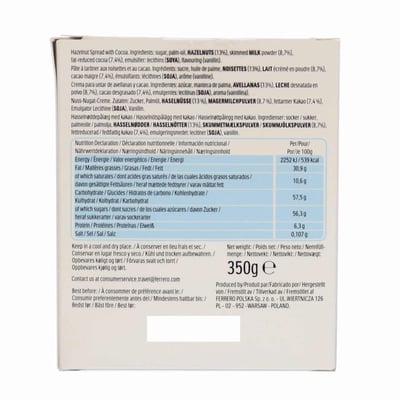 Cutie cadou Nutella 350 g