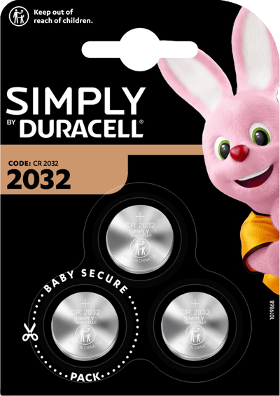 Duracell semplicemente CR2032 B3