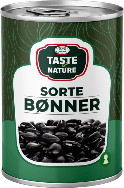 Smak av naturen sort Bønner 400g