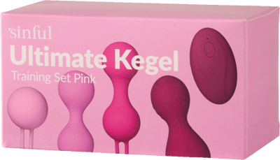 Syndig ultimat kegel træningsæt rosa
