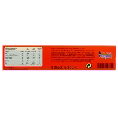 Kinder pingui 8x30 gram