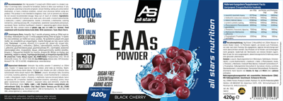 All Stars Eaas Fresh Kirsebær 420G