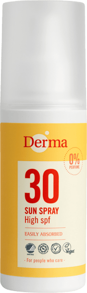 Derma Sun Solspray høj SPF30 Rund 150 ml