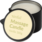 Sinful Vanilje Massagelys 180 g