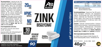 All Stars Zink 90 Kapsler