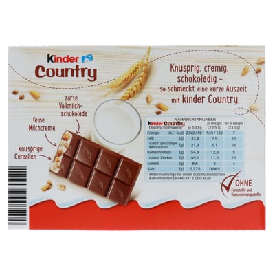 Ferrero Kinder Country 9-pk 2115g