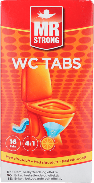 Mr silné karty WC Citrus 16 x 25g